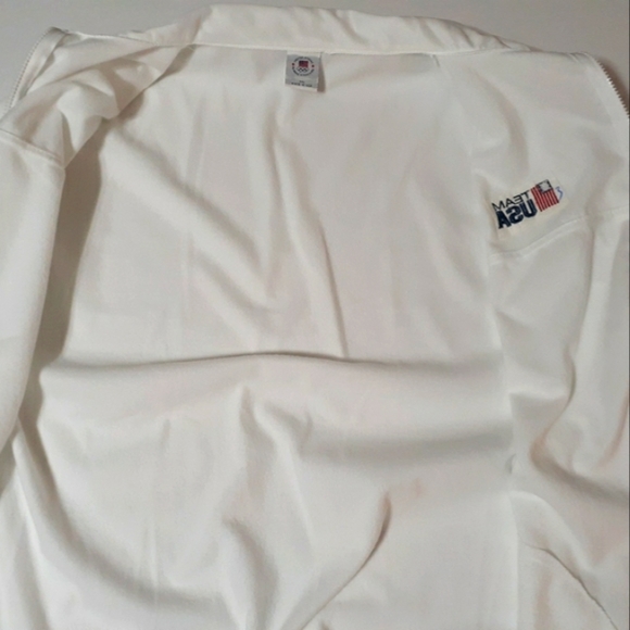Vintage Men's Team USA Olympic White Full-zip Jacket - Picture 13 of 16